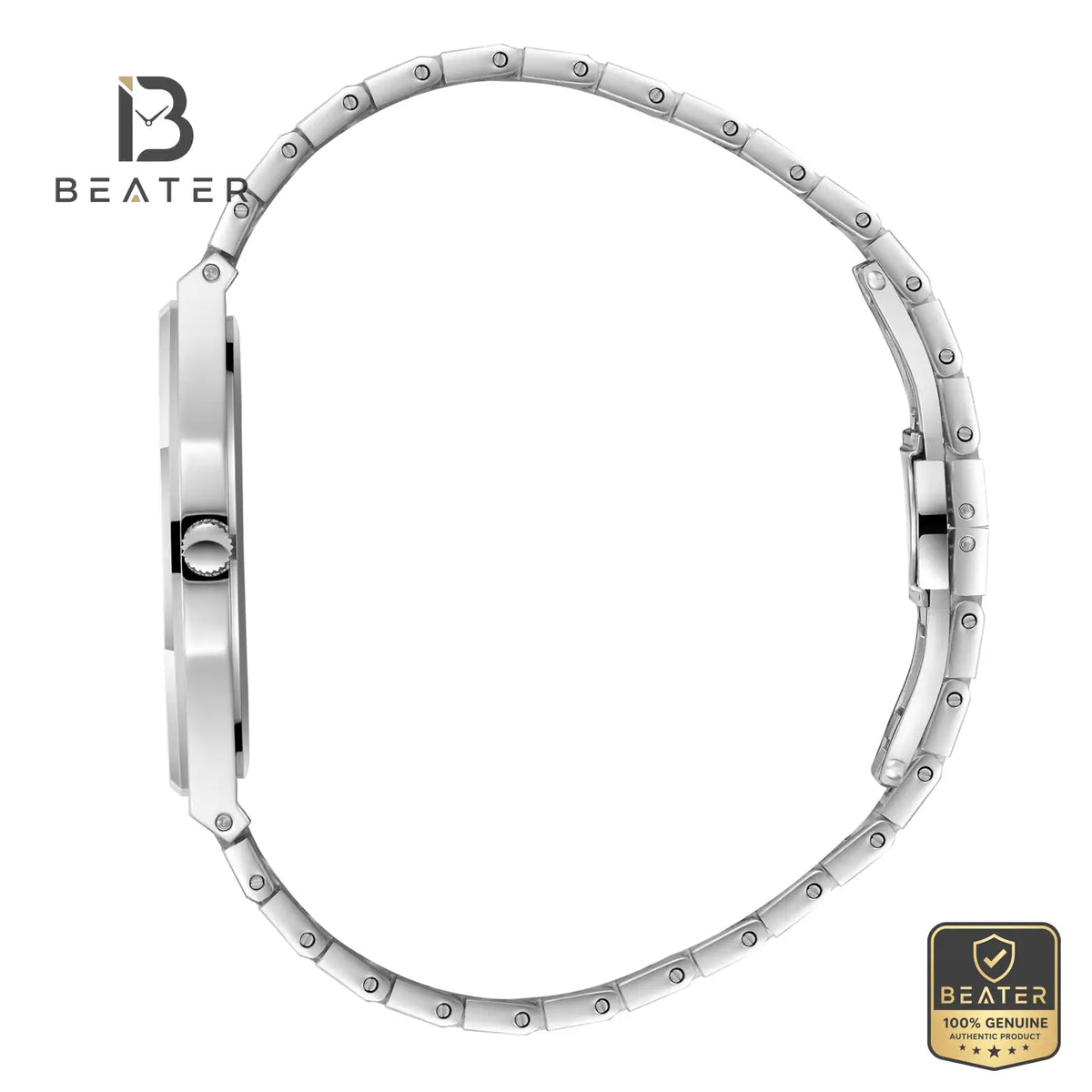 Beverly Hills Polo Club BP3832X.350 Steel Band and Butterfly Buckle Detail - Beater