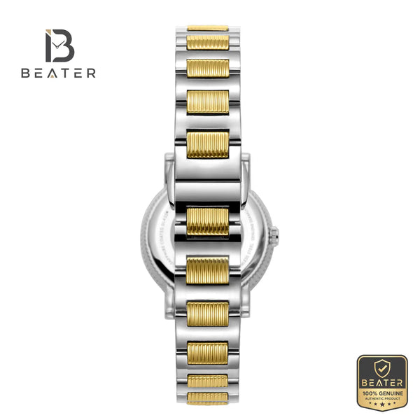 Beverly Hills Polo Club BP3842X.220 Women's S.S/IP Gold Steel Watch Side View - Beater