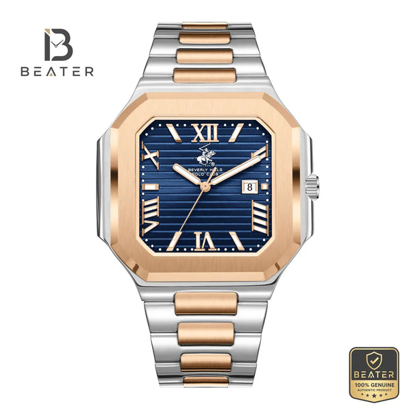 Beverly Hills Polo Club BP3845X.590 Men's Blue Dial Watch Front View - Beater