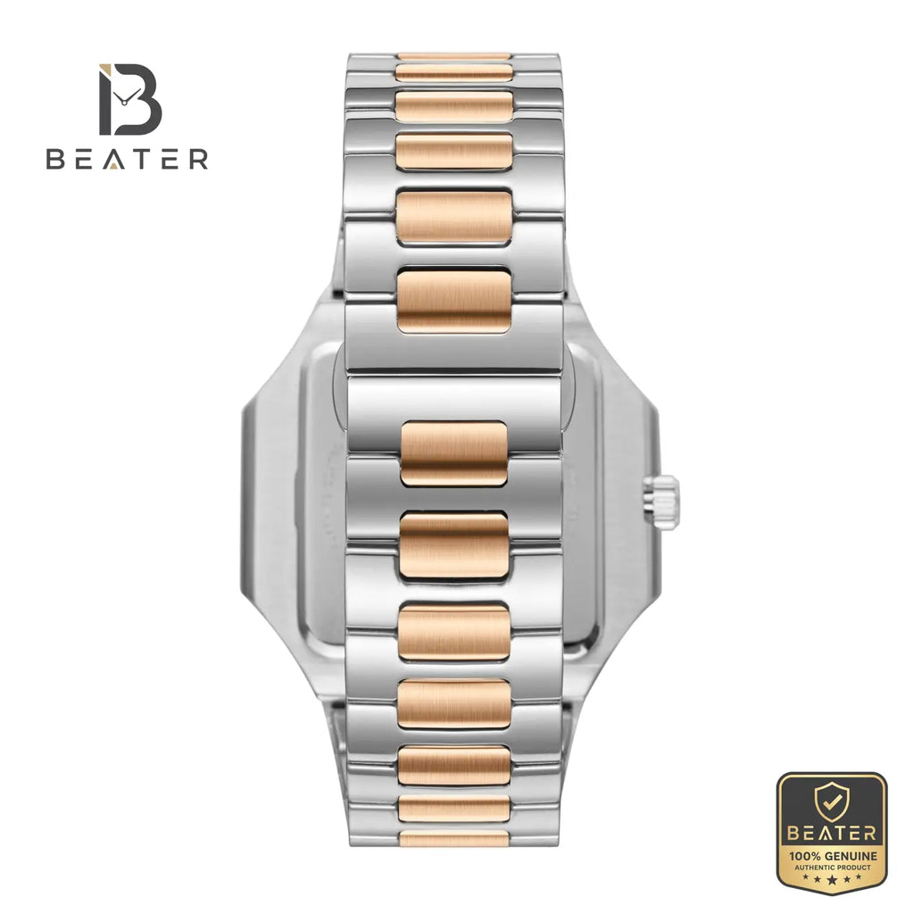 Beverly Hills Polo Club BP3845X.590 Men's Steel Bracelet Watch Side View - Beater