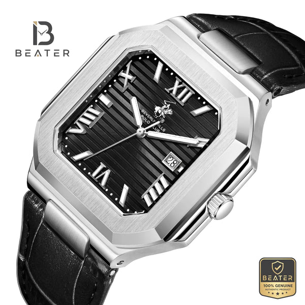 Beverly Hills Polo Club BP3846X.361 Gun Black Case & Bezel Profile - Beater