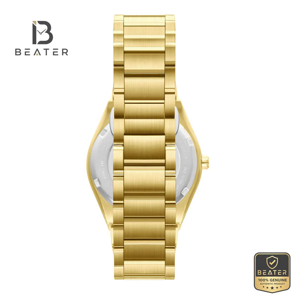 Beverly Hills Polo Club BP3851X.120 Men's IP Gold Watch Side View - Beater