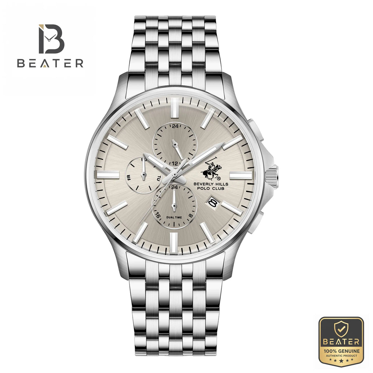 Beverly Hills Polo Club BP3852X.360 Men's Watch Front Dial View - Beater Main image