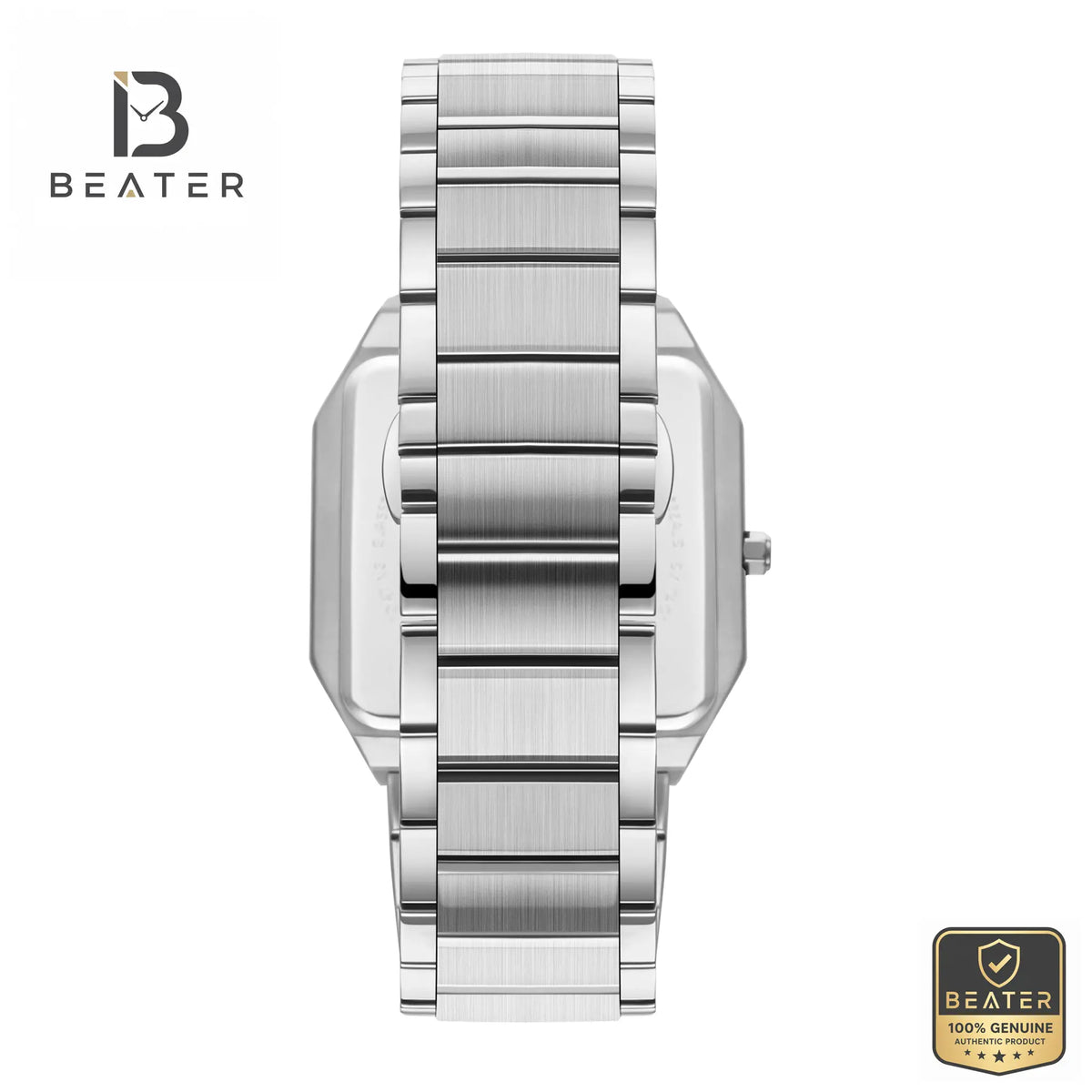 Beverly Hills Polo Club BP3864X.350 Men's Steel Band & Butterfly Buckle Detail - Beater