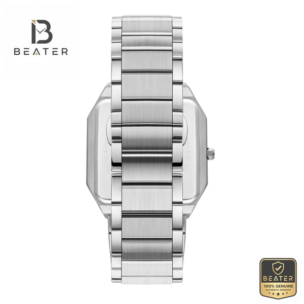 Beverly Hills Polo Club BP3864X.350 Men's Steel Band & Butterfly Buckle Detail - Beater
