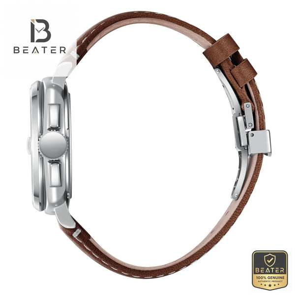 Beverly Hills Polo Club BP3867X.364 Leather Band & Butterfly Buckle Detail - Beater