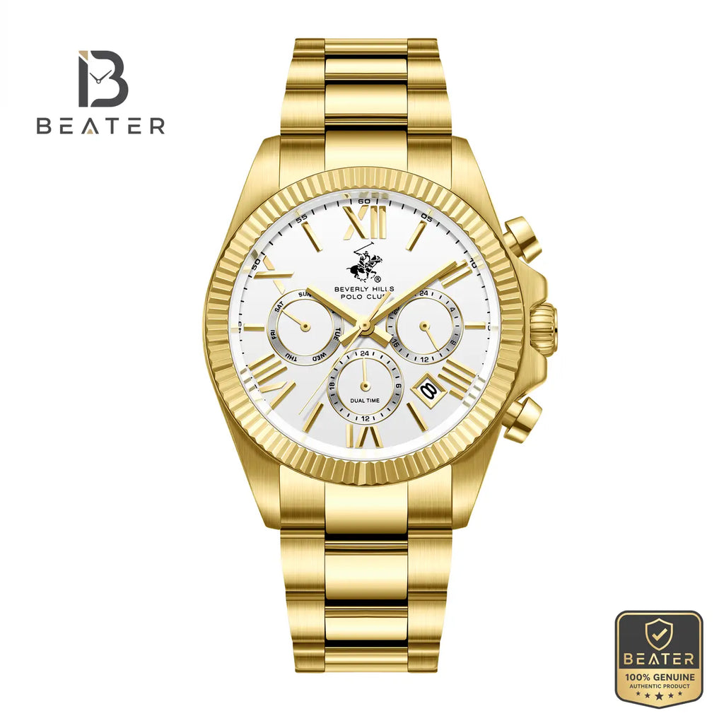 Beverly Hills Polo Club BP3874X.130 Men's Watch Front Dial View - Beater