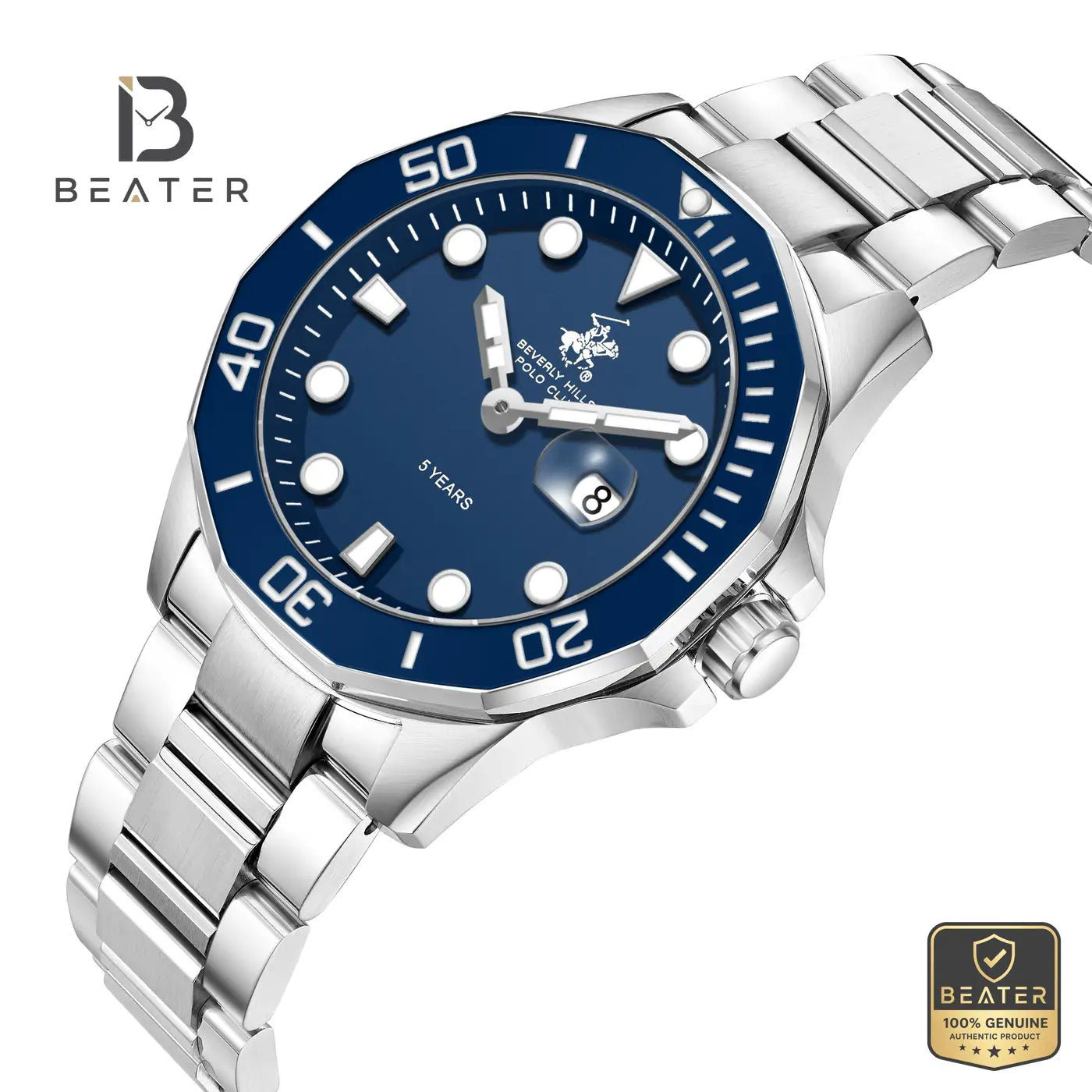 Beverly Hills Polo Club BP3878X.390 Men's Blue Steel Bracelet Watch Secondary image