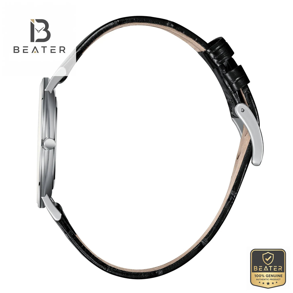 Beverly Hills Polo Club BP3885X.371 Black Leather Band & Buckle Detail - Beater