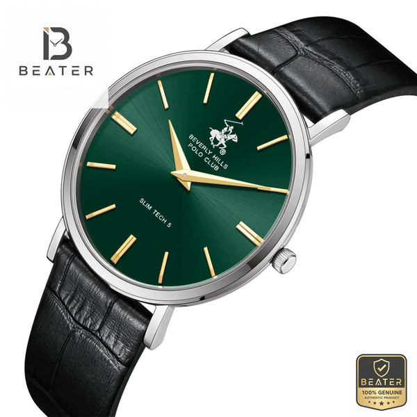 Beverly Hills Polo Club BP3885X.371 Green Dial Case Profile - Beater