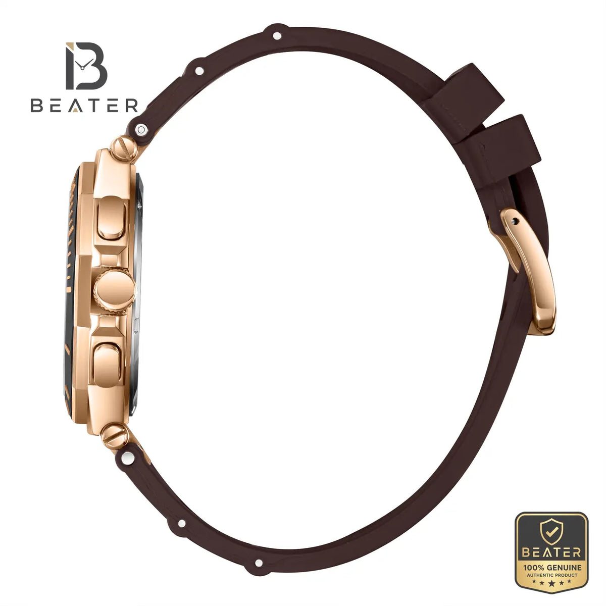 Beverly Hills Polo Club BP3887X.851 Silicone Strap and Buckle Detail - Beater
