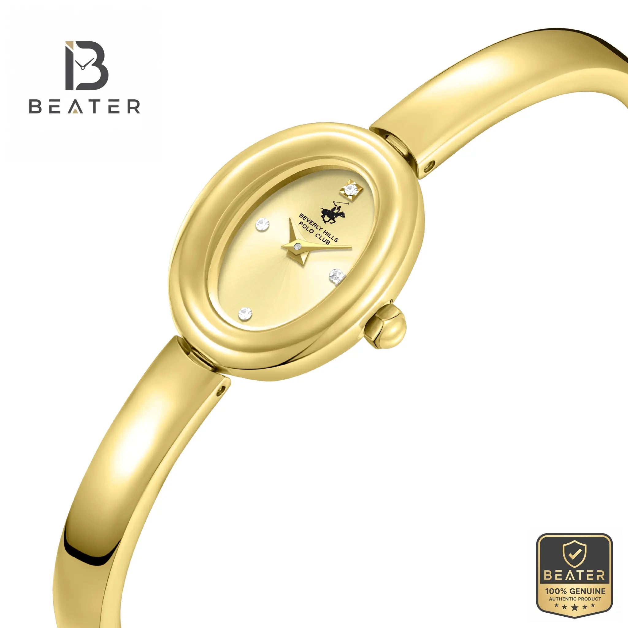 Beverly Hills Polo Club BP3889C.110 Women's Gold Steel Bracelet Watch Secondary image
