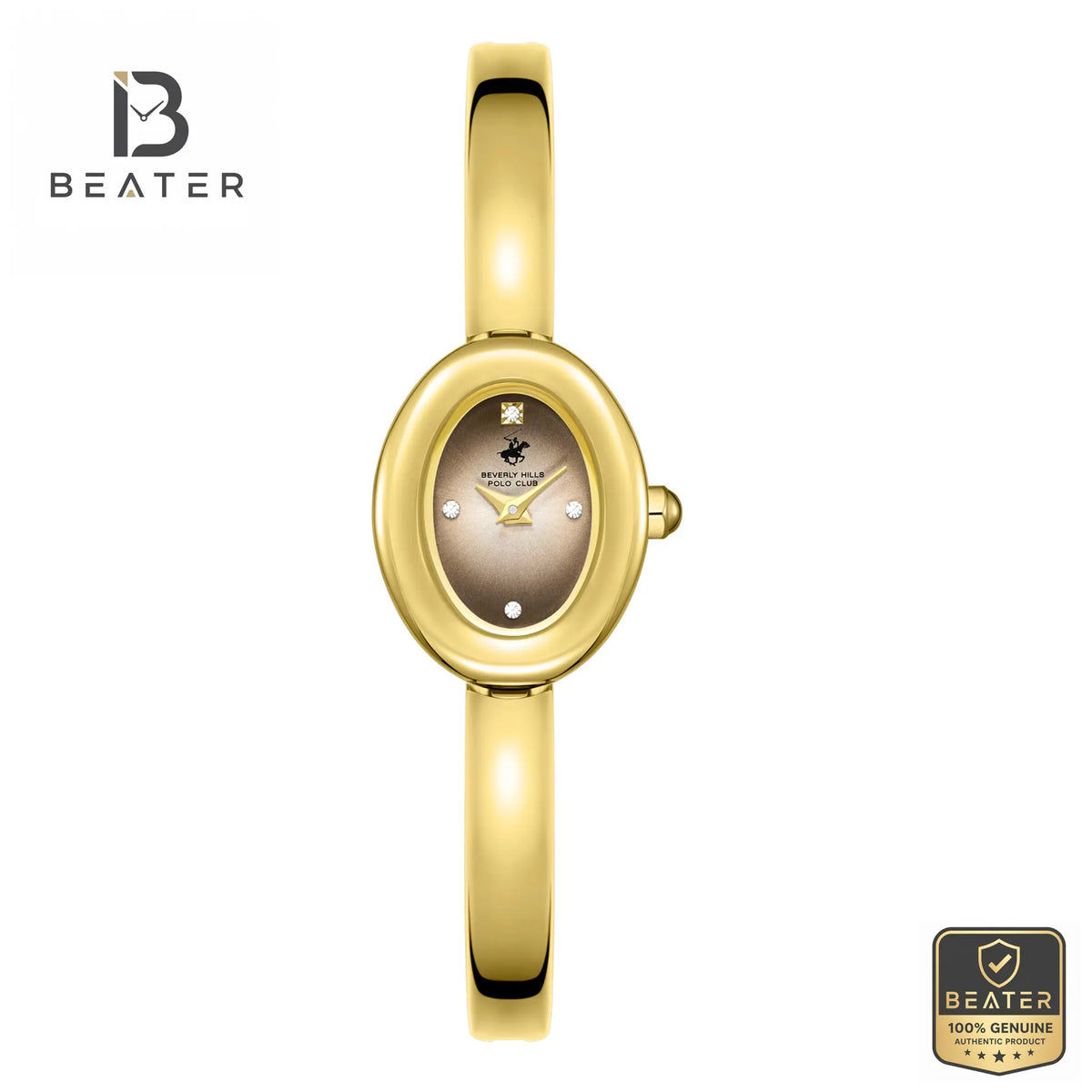Beverly Hills Polo Club BP3889C.140 Women's Dark Brown Dial Watch Front View - Beater