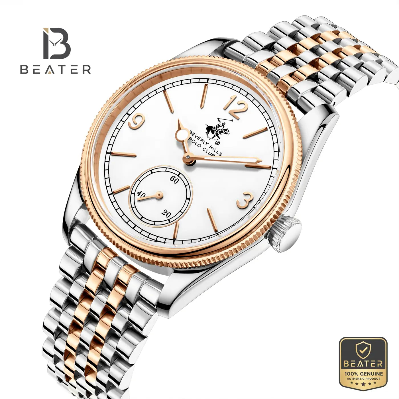 Beverly Hills Polo Club BP3890X.530 Men's Silver Steel Bracelet Watch Secondary image