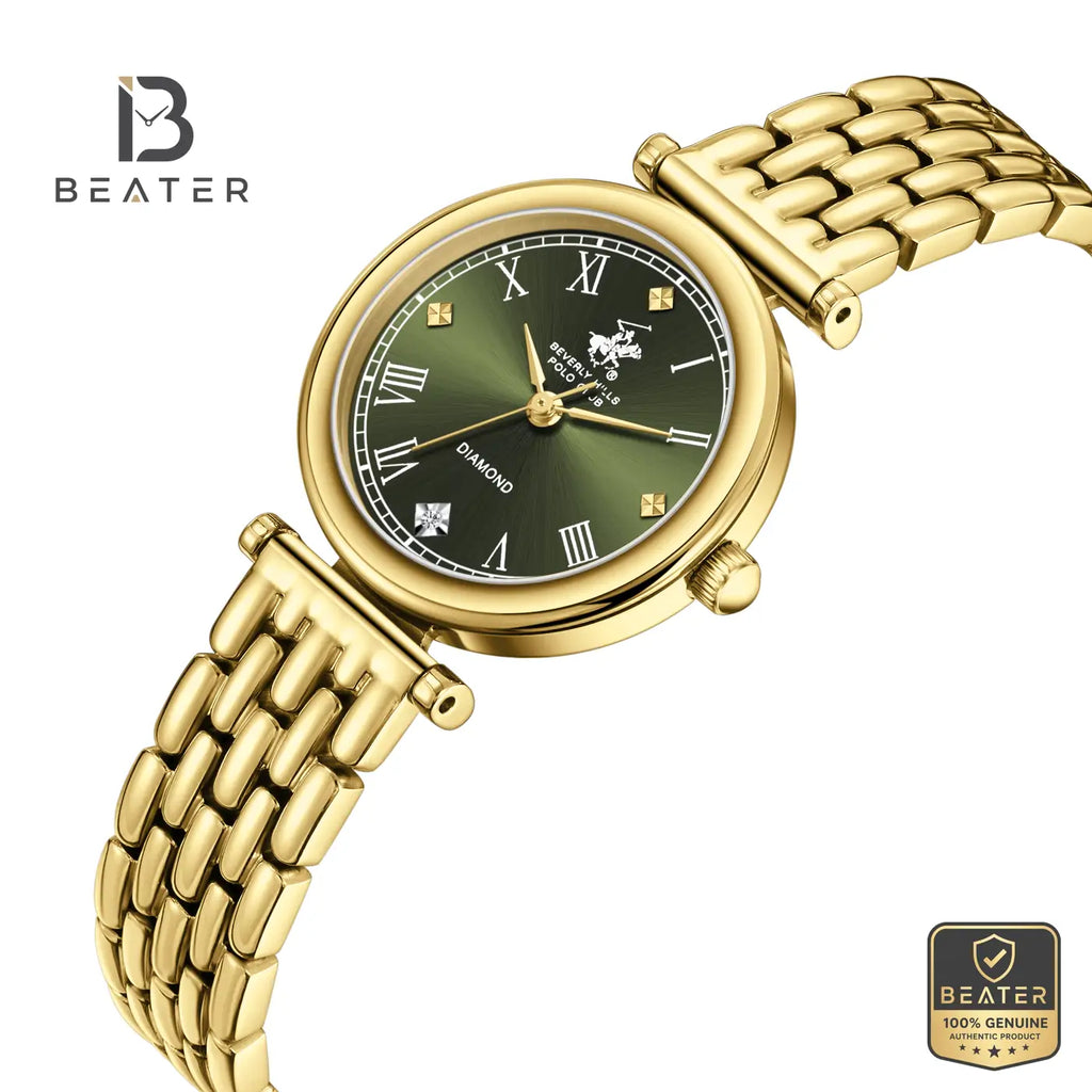 Beverly Hills Polo Club BP3894X.170 Dark Green Case & Bezel Profile - Beater