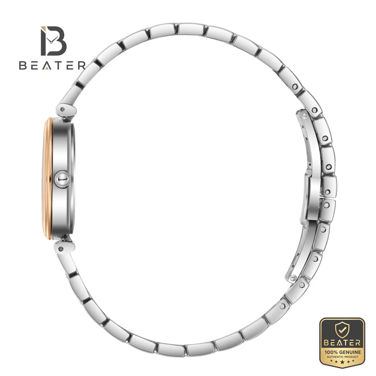 Beverly Hills Polo Club BP3894X.520 Rose Gold Steel Bracelet & Clasp Detail - Beater