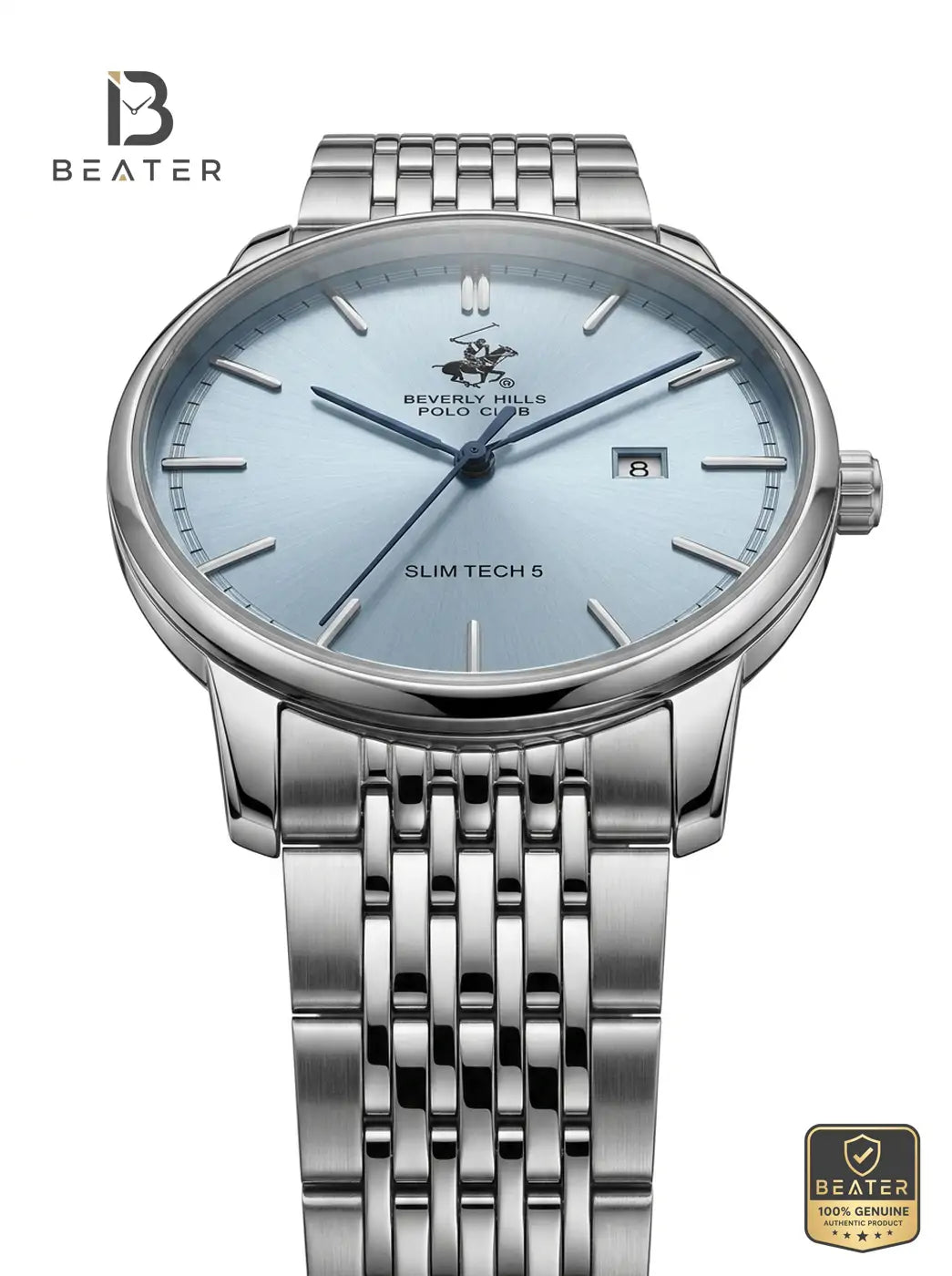Beverly Hills Polo Club BP3895X.300 Steel Bracelet and Butterfly Buckle Detail - Beater