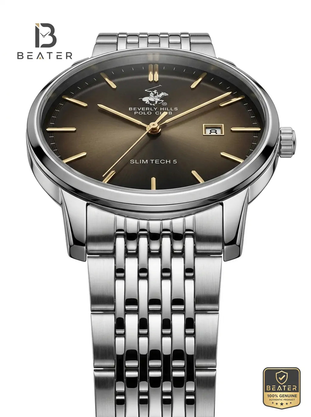 Beverly Hills Polo Club BP3895X.340 Steel Bracelet and Butterfly Buckle Detail - Beater