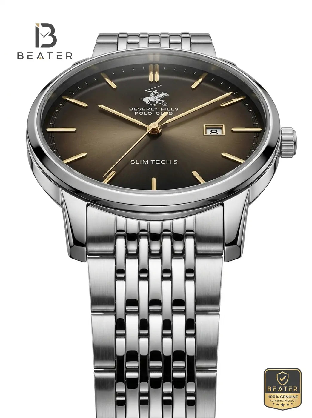 Beverly Hills Polo Club BP3895X.340 Steel Bracelet and Butterfly Buckle Detail - Beater