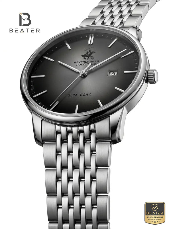 Beverly Hills Polo Club BP3895X.350 Steel Bracelet & Butterfly Buckle Detail - Beater