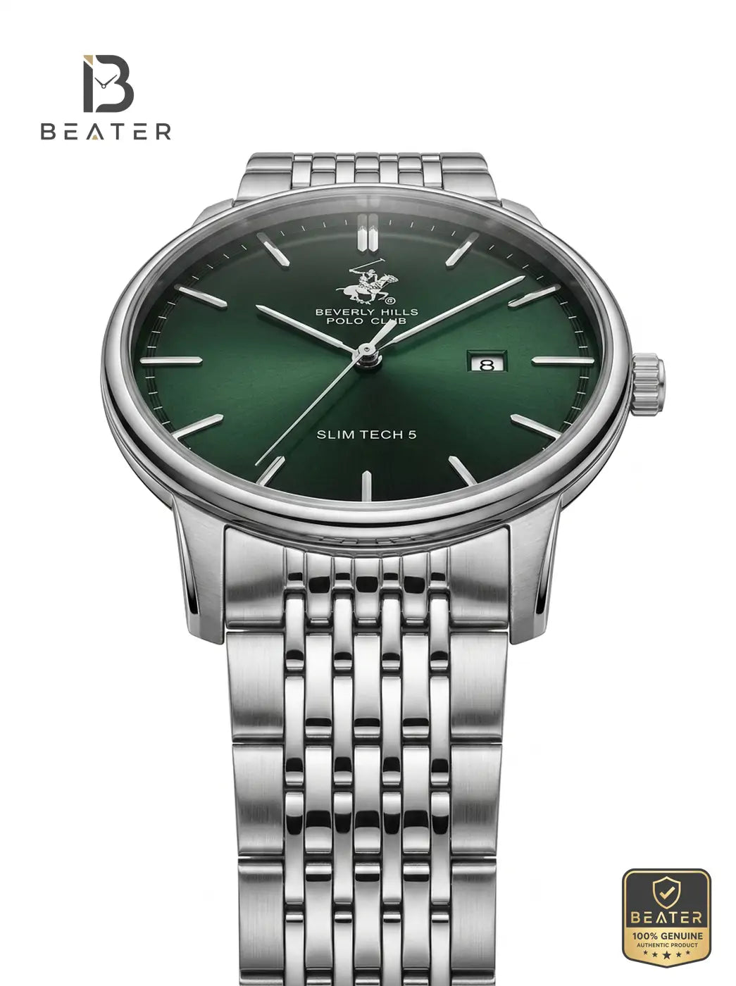 Beverly Hills Polo Club BP3895X.370 Steel Bracelet & Butterfly Buckle Detail - Beater