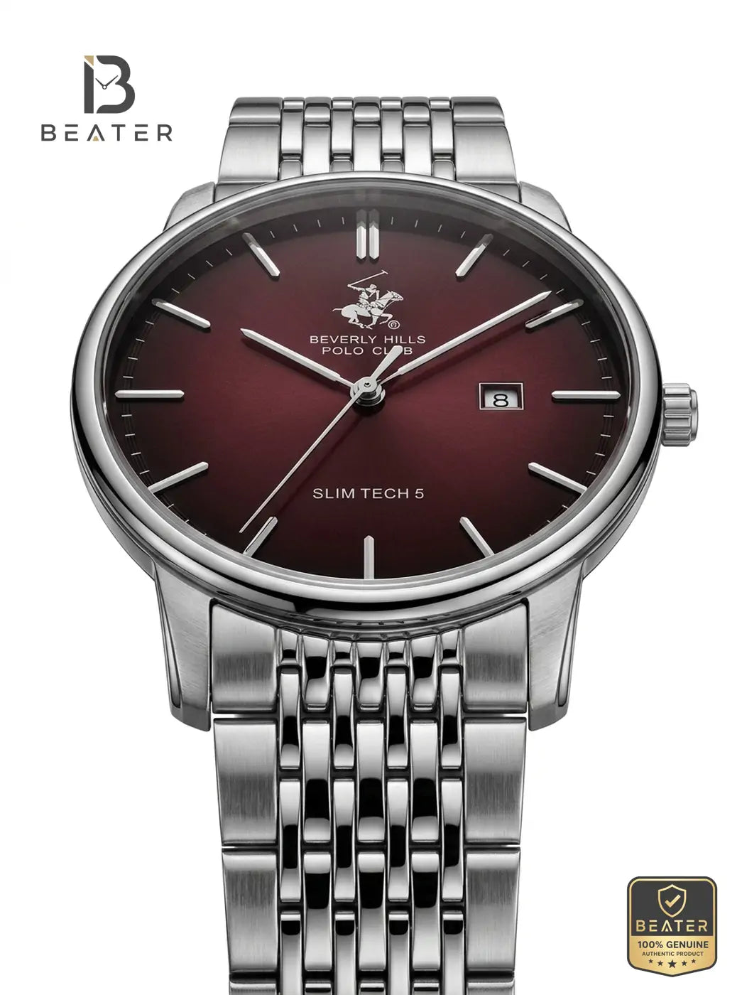Beverly Hills Polo Club BP3895X.380 Steel Bracelet & Butterfly Clasp Detail - Beater