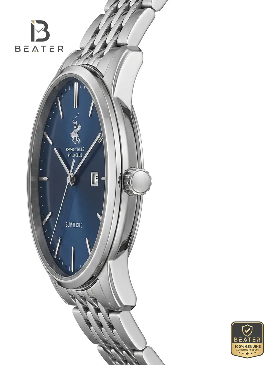 Beverly Hills Polo Club BP3895X.390 Men's Dark Blue Steel Bracelet Watch Secondary image