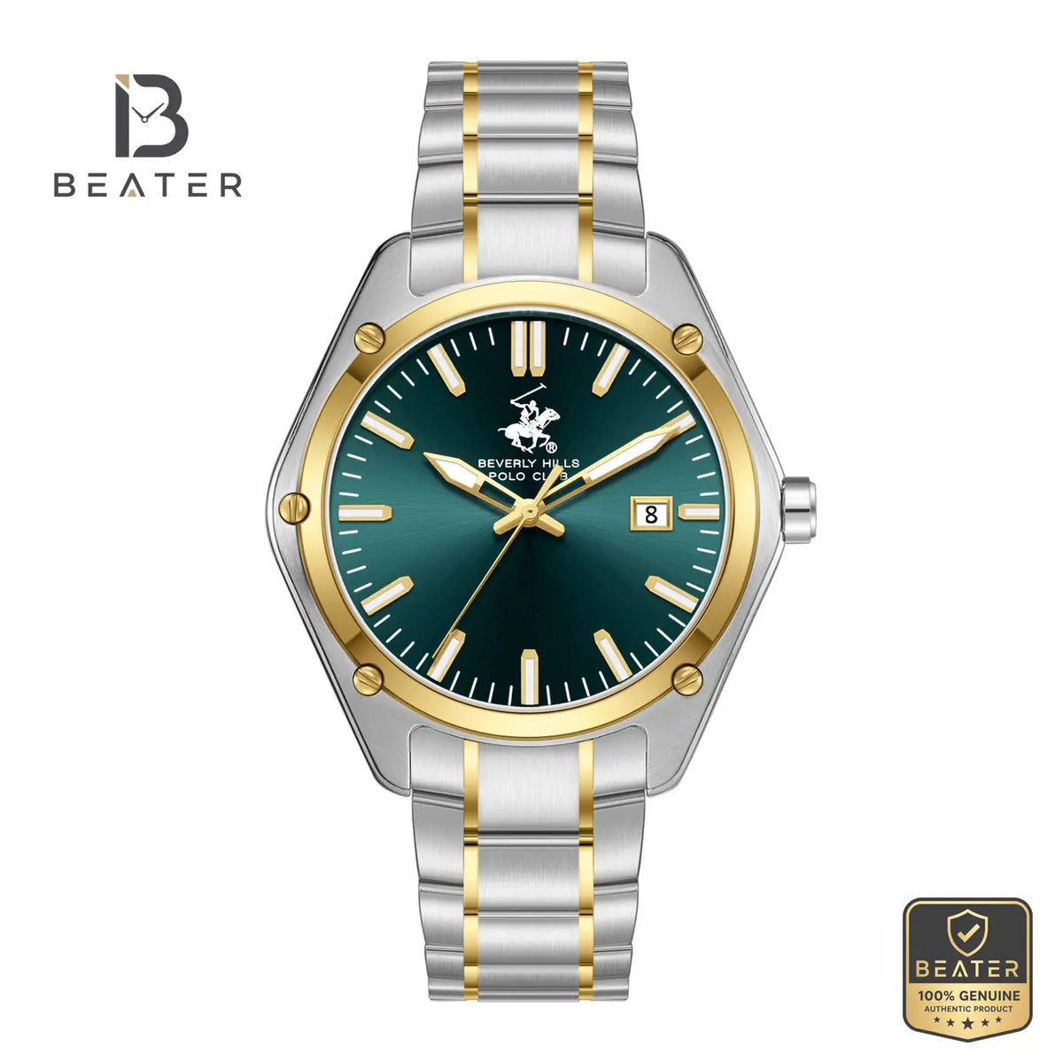 Beverly Hills Polo Club BP3896X.290 Men's Dark Blue Dial Watch Front View - Beater Main image