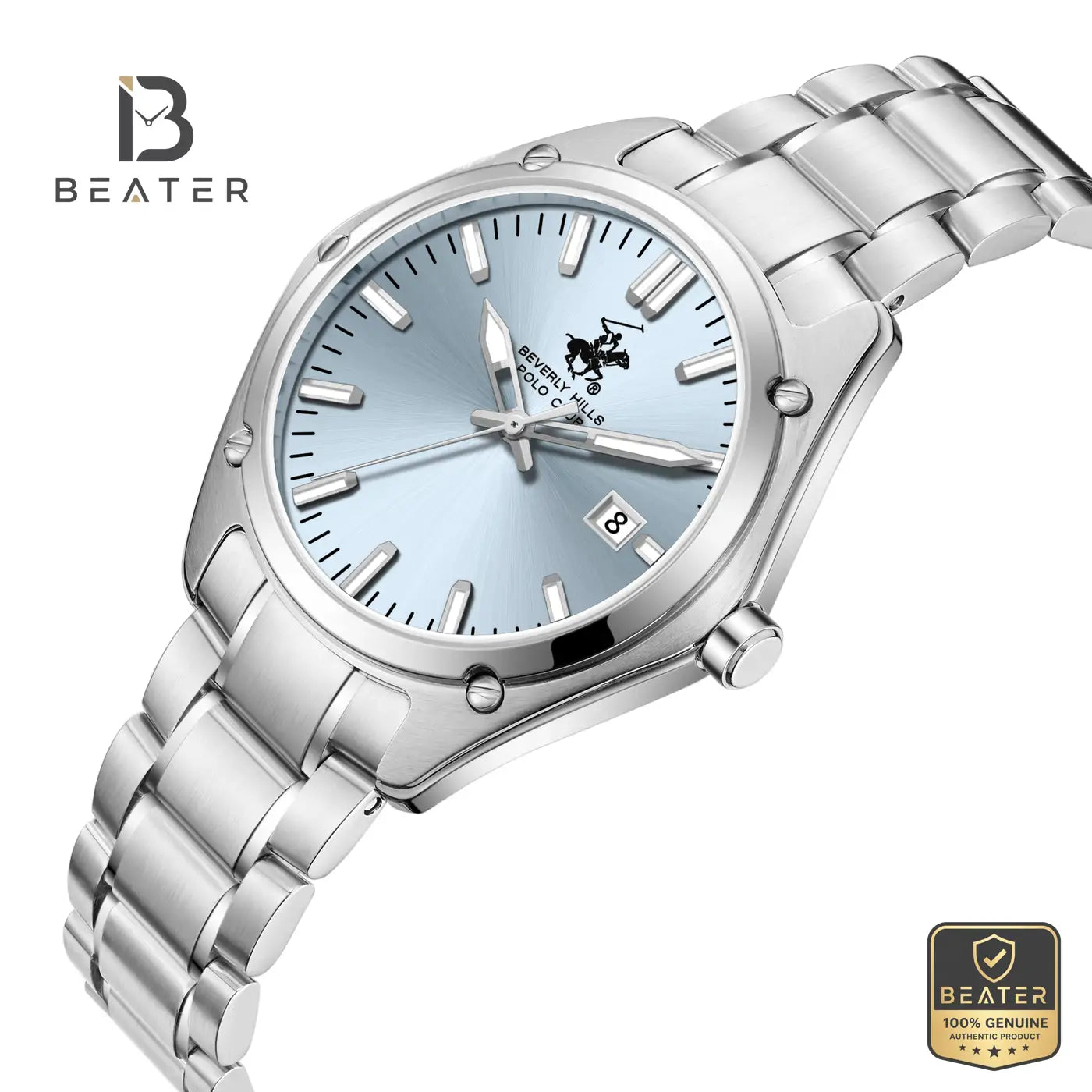 Beverly Hills Polo Club BP3896X.300 Men's Blue Steel Bracelet Watch Secondary image