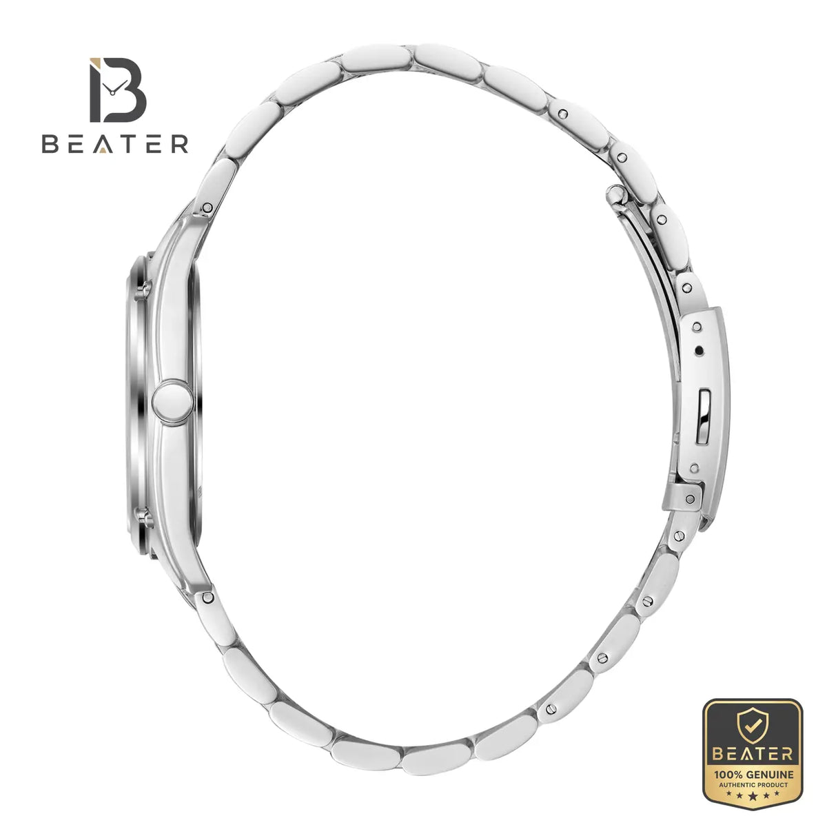 Beverly Hills Polo Club BP3896X.310 Men's Steel Band & Buckle Detail - Beater