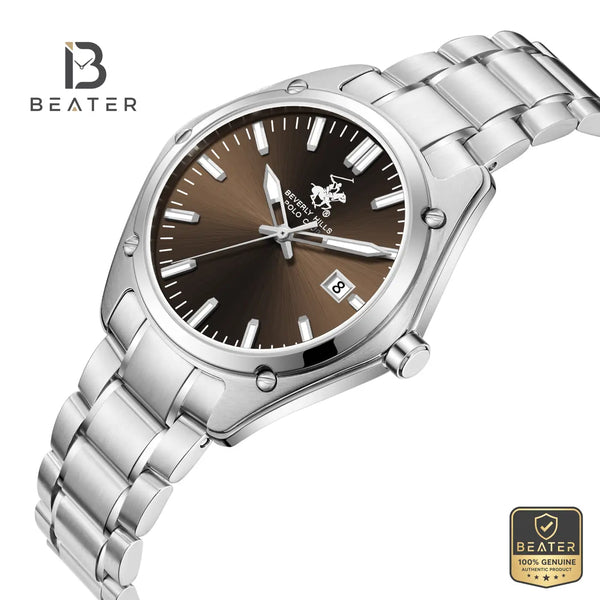 Beverly Hills Polo Club BP3896X.340 Dark Brown Dial Case & Bezel Profile - Beater