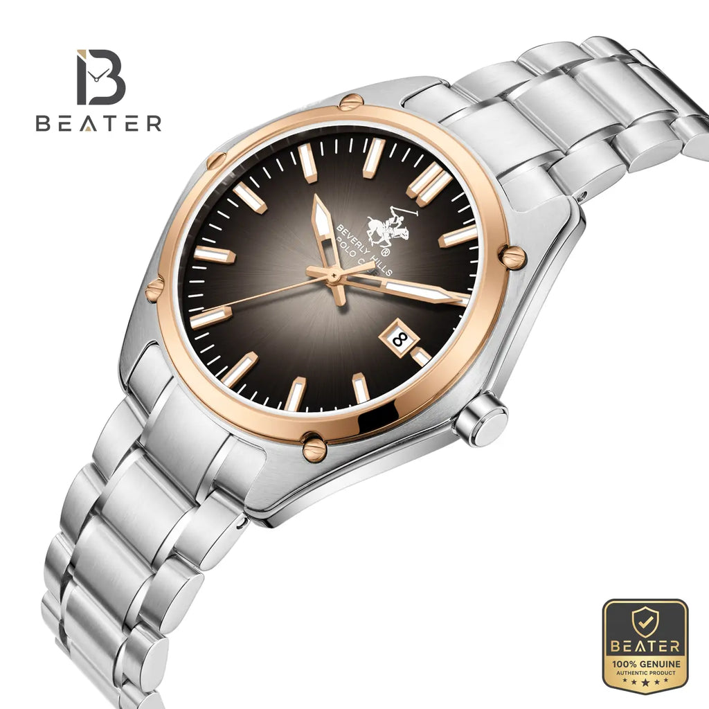 Beverly Hills Polo Club BP3896X.540 Dark Brown Dial Case and Bezel Profile - Beater