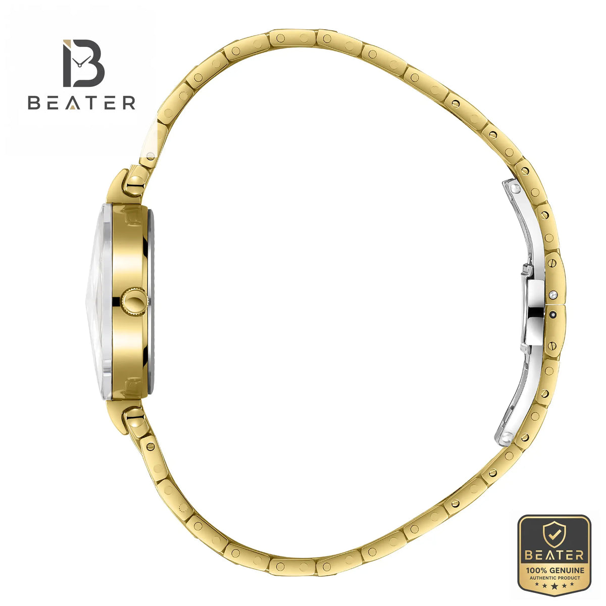 Beverly Hills Polo Club BP3899X.110 Steel Bracelet & Butterfly Buckle Detail - Beater