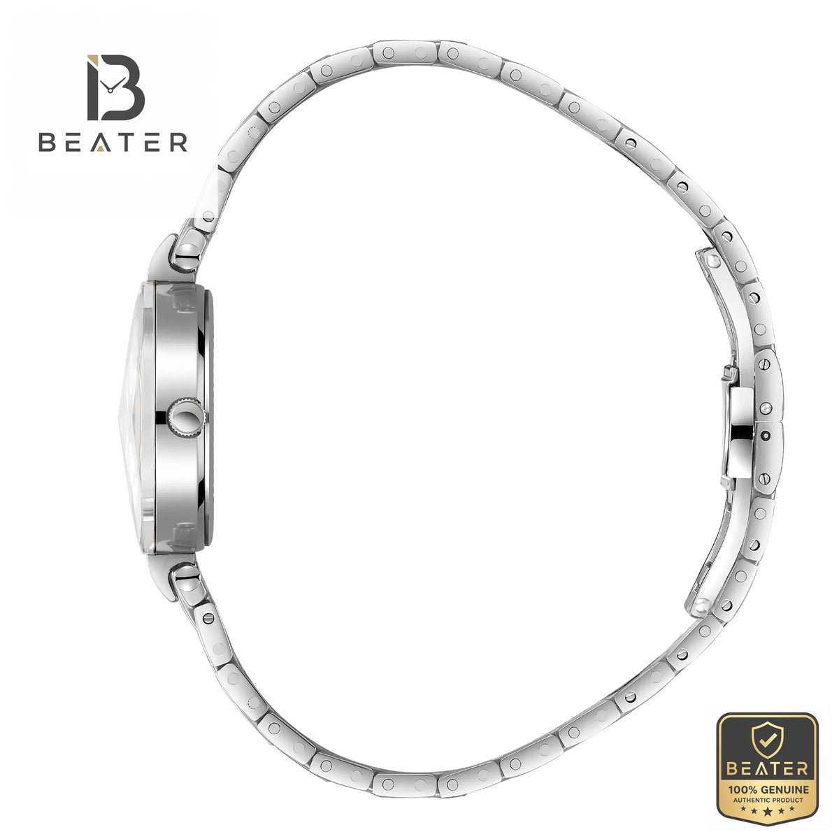 Beverly Hills Polo Club BP3899X.390 Steel Band & Butterfly Buckle Detail - Beater