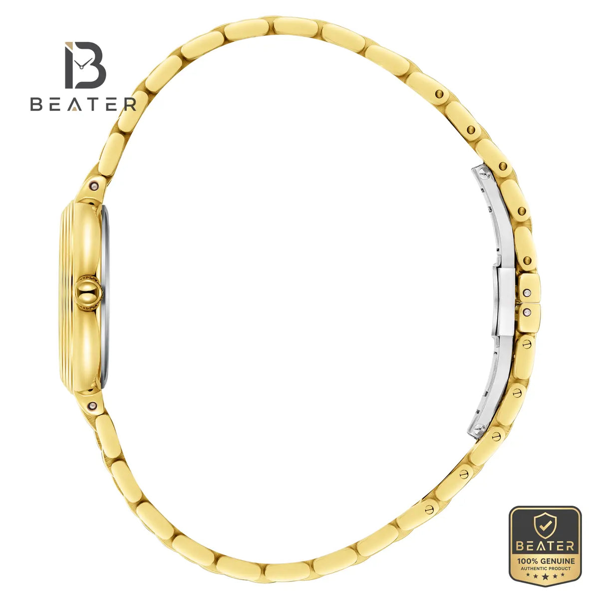 Beverly Hills Polo Club BP3903C.140 Steel Bracelet and Butterfly Buckle Detail - Beater
