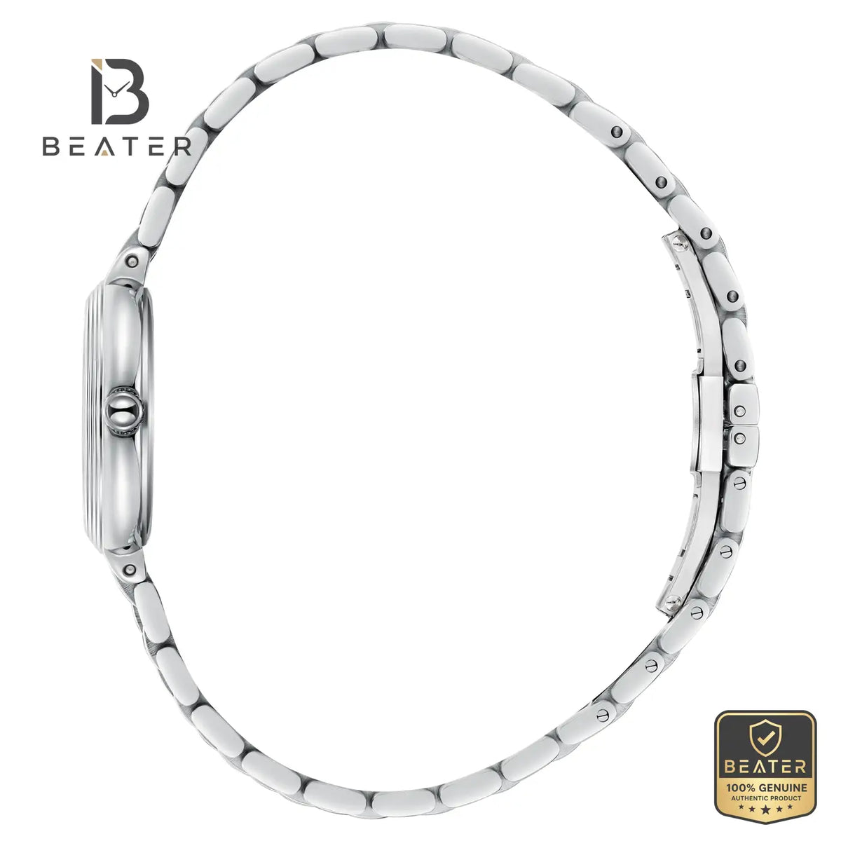 Beverly Hills Polo Club BP3903C.390 Women's Steel Bracelet & Butterfly Buckle Detail - Beater