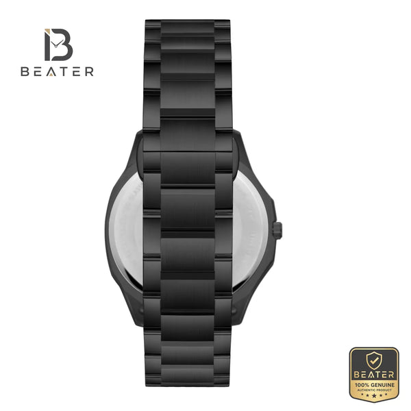Beverly Hills Polo Club BP3906X.050 Men's IP Gun Steel Bracelet Watch Side View - Beater