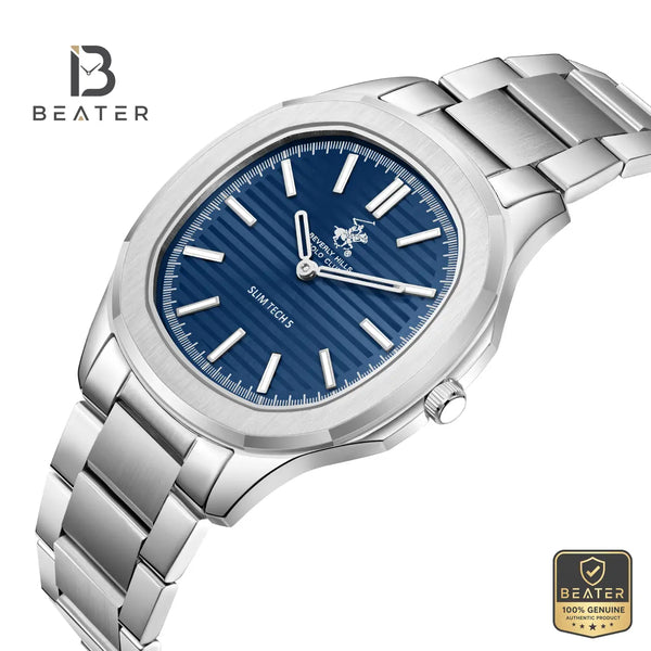Beverly Hills Polo Club BP3906X.390 Dark Blue Dial Case & Bezel Profile - Beater