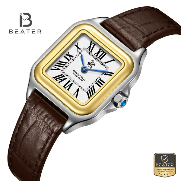 Beverly Hills Polo Club BP3908C.232 Women's Silver Dial Case and Bezel Profile - Beater