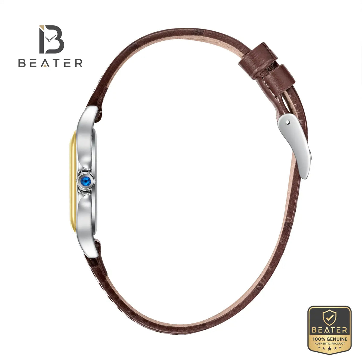 Beverly Hills Polo Club BP3908C.232 Women's Leather Strap and Buckle Detail - Beater