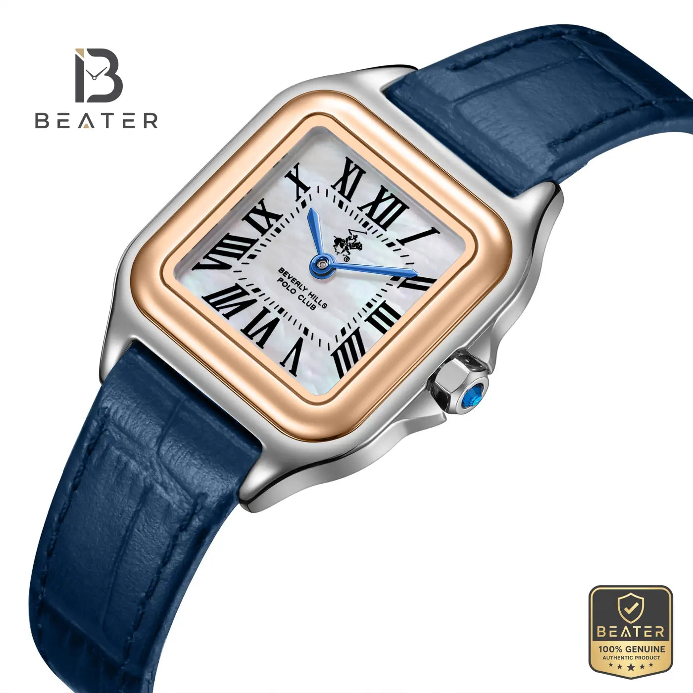 Beverly Hills Polo Club BP3908C.539 Women's W.Mop Leather Strap Watch Secondary image