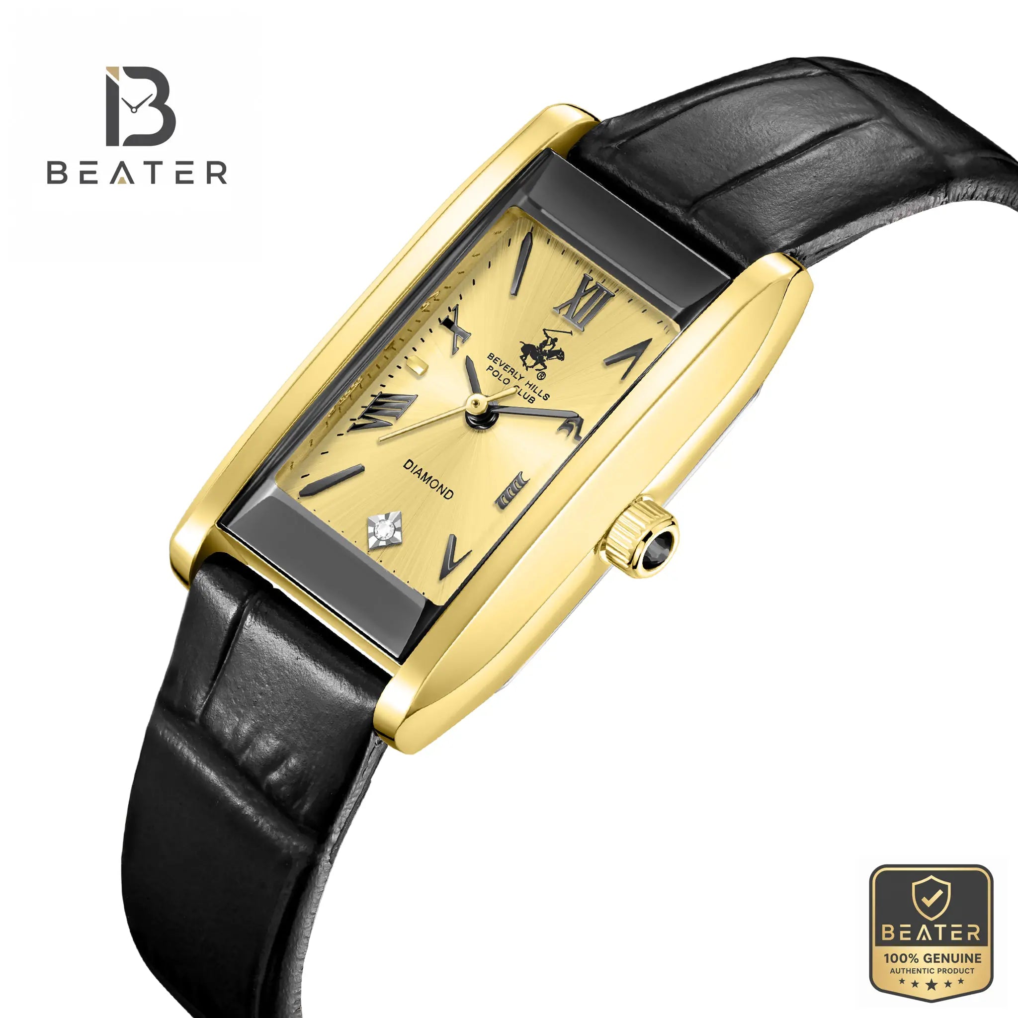 Beverly Hills Polo Club BP3910C.111 Women's L.Champ Leather Strap Watch Secondary image