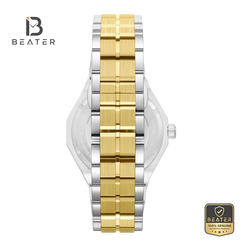 Beverly Hills Polo Club BP3912X.250 Men's Automatic Gold Dial Watch Side View - Beater