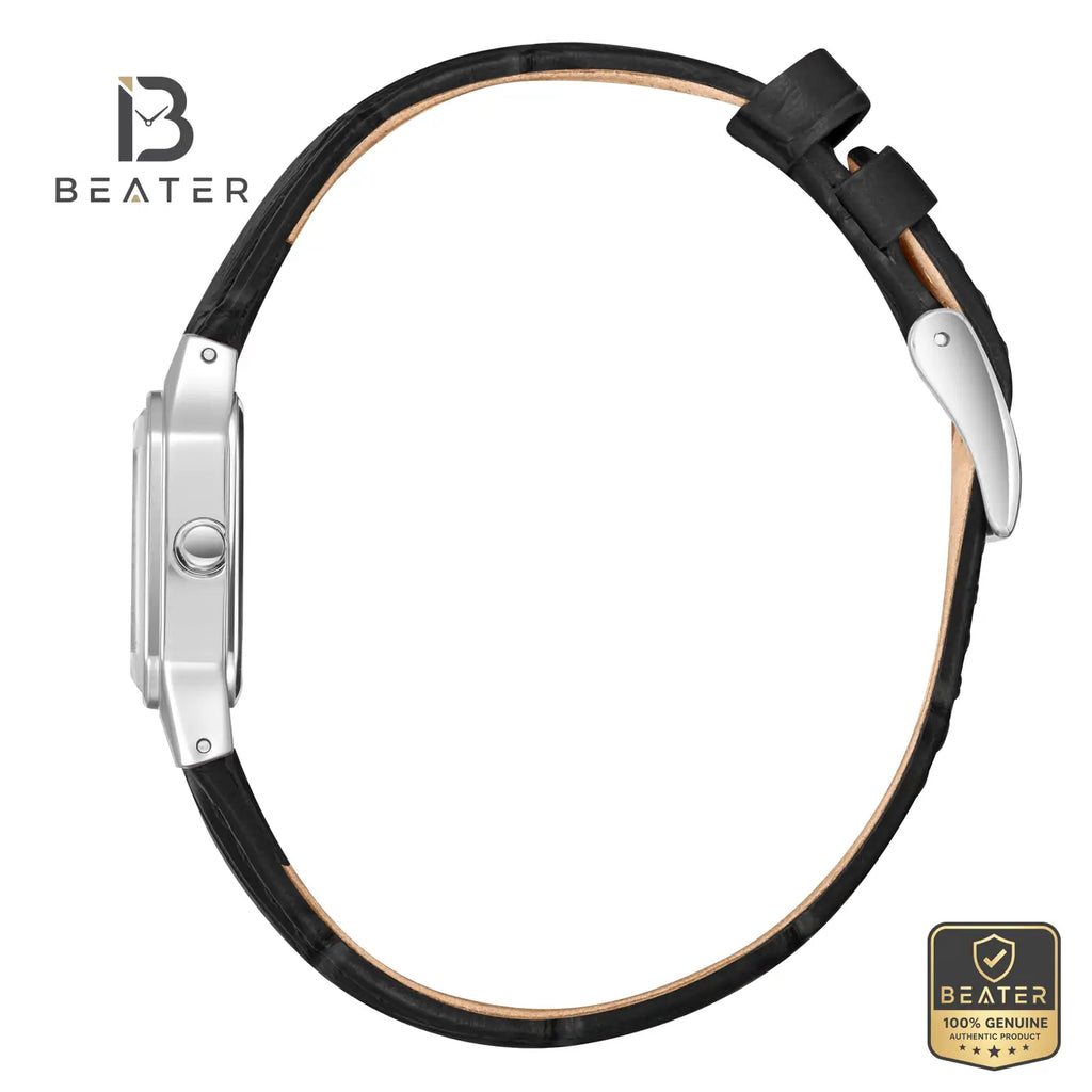 Beverly Hills Polo Club BP3917C.321 Women's Black Leather Strap & Buckle Detail - Beater