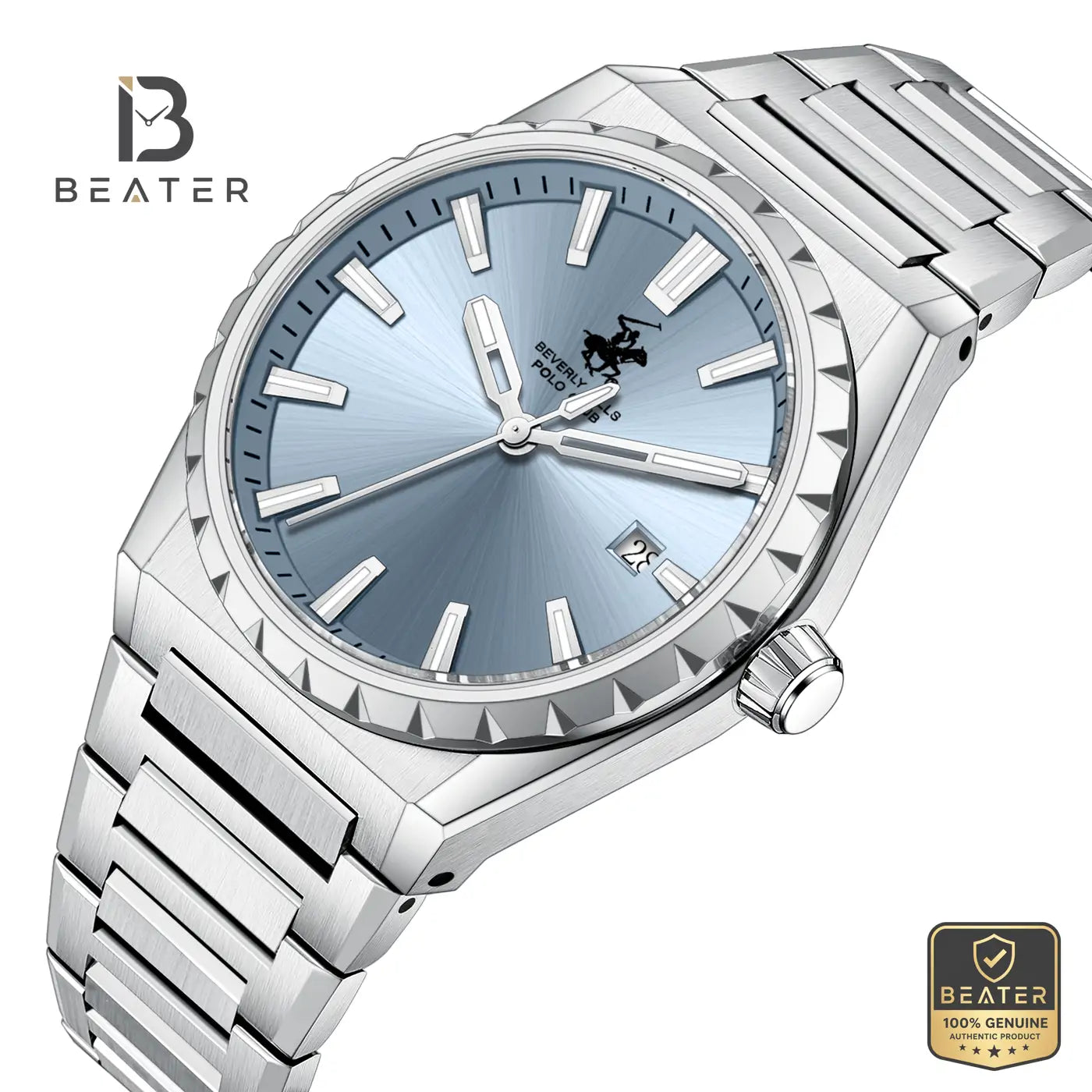 Beverly Hills Polo Club BP3918X.300 Men's Blue Steel Bracelet Watch Secondary image