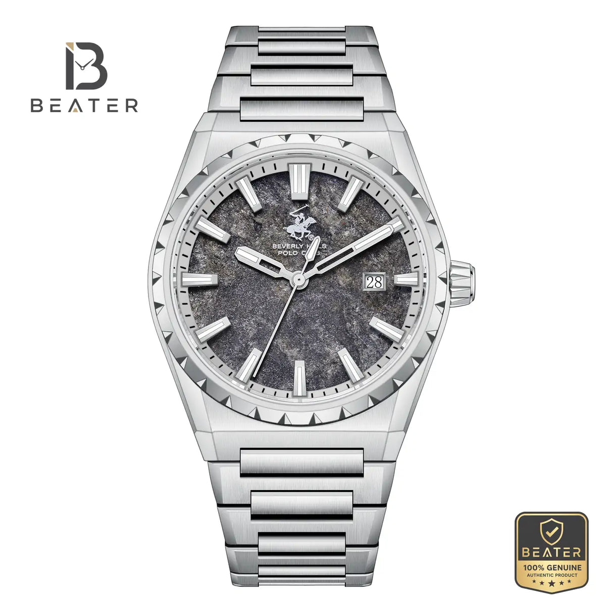 Beverly Hills Polo Club BP3918X.350 Men's Watch Front Dial View - Beater