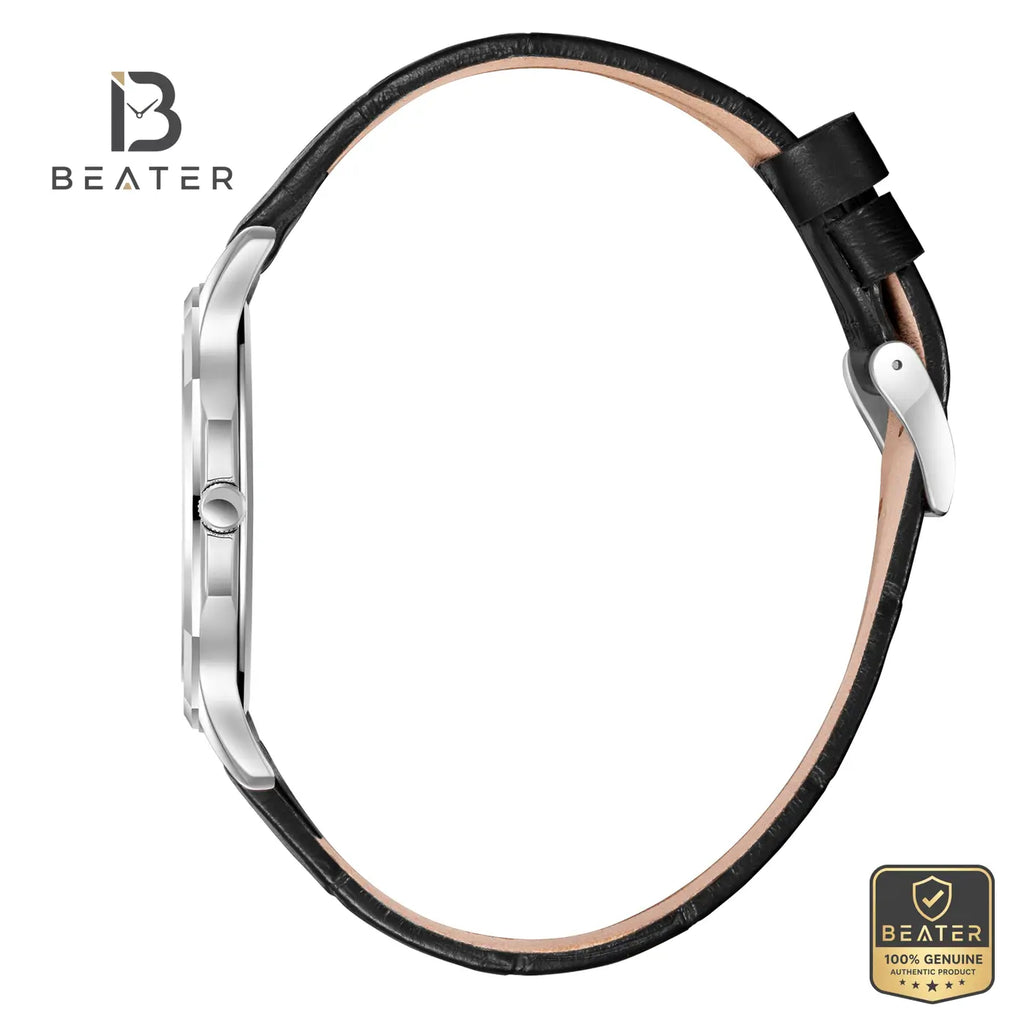 Beverly Hills Polo Club BP3919X.331 Black Leather Strap and Buckle Detail - Beater