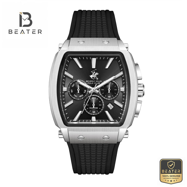 Beverly Hills Polo Club BP3920X.351 Men's Black Dial Watch Front View - Beater