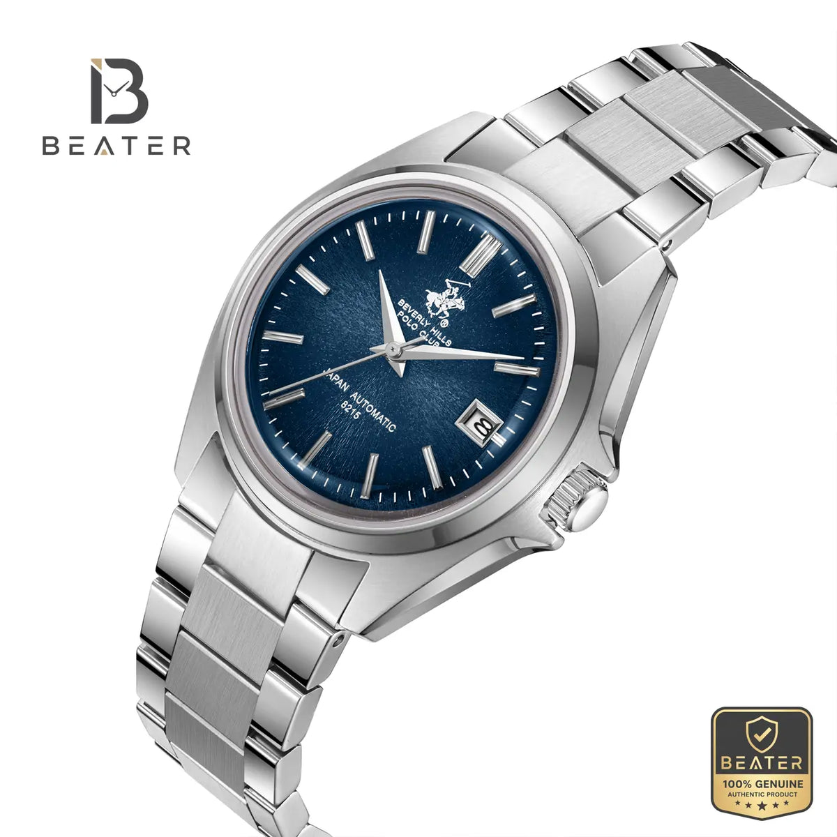Beverly Hills Polo Club BP3921X.390 Dark Blue Case and Bezel Profile - Beater