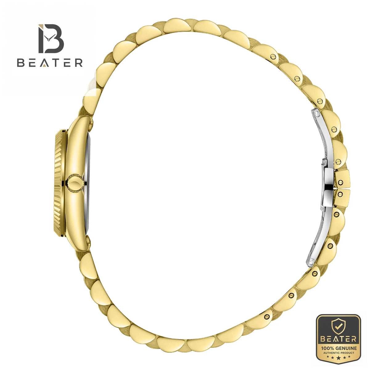 Beverly Hills Polo Club BP3923C.130 Steel Bracelet & Butterfly Buckle Detail - Beater